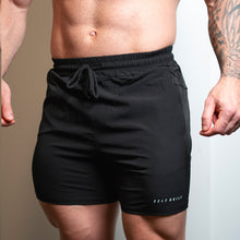 Load image into Gallery viewer, Leg Day Shorts -Midnight Black - selfbuiltapparel.co