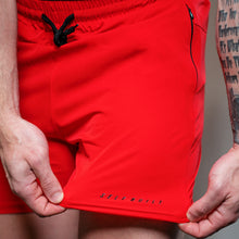 Load image into Gallery viewer, Leg Day Shorts - Red - selfbuiltapparel.co