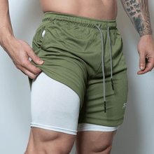 Load image into Gallery viewer, Performance Shorts - Military Green - selfbuiltapparel.co