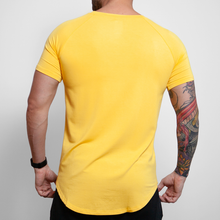 Load image into Gallery viewer, Ultrasoft Lifestyle Tee - Yellow - selfbuiltapparel.co