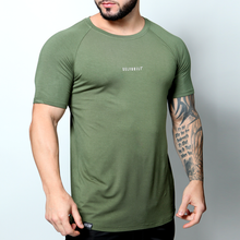 Load image into Gallery viewer, Ultrasoft Lifestyle Tee - Military Green - selfbuiltapparel.co