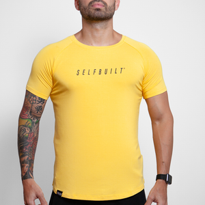 Ultrasoft Lifestyle Tee - Yellow - selfbuiltapparel.co