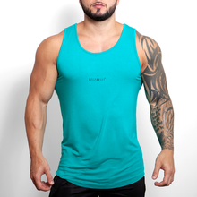 Load image into Gallery viewer, Ultrasoft Lifestyle Tank - Teal - selfbuiltapparel.co