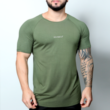 Load image into Gallery viewer, Ultrasoft Lifestyle Tee - Military Green - selfbuiltapparel.co