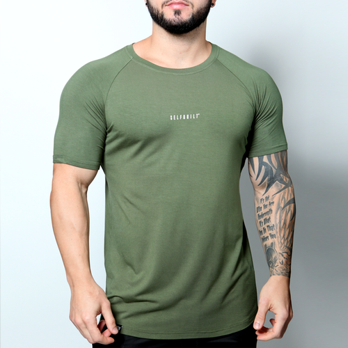 Ultrasoft Lifestyle Tee - Military Green - selfbuiltapparel.co