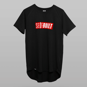 Ultra soft Lifestyle Tee - Black/red - selfbuiltapparel.co